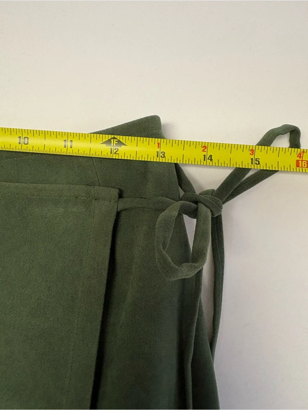 St. John Sport Green Wrap Mini Skirt